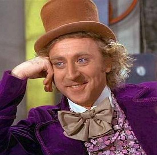 Creepy Condescending Wonka meme template