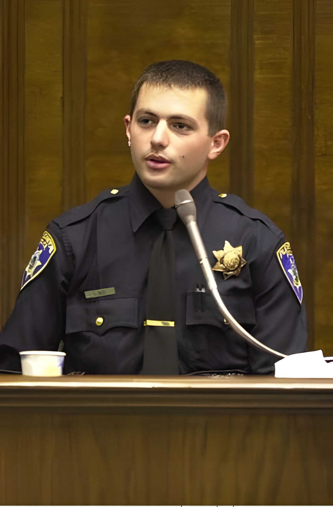 Police Officer Testifying meme template