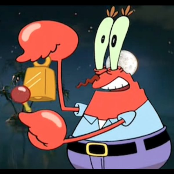 Mr.Krabs Give it up for day meme template