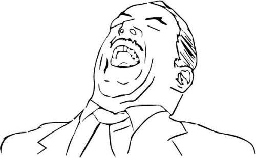 Aw Yeah Rage Face meme template