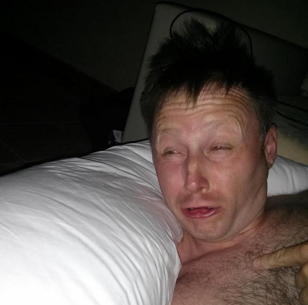 Limmy waking up meme template