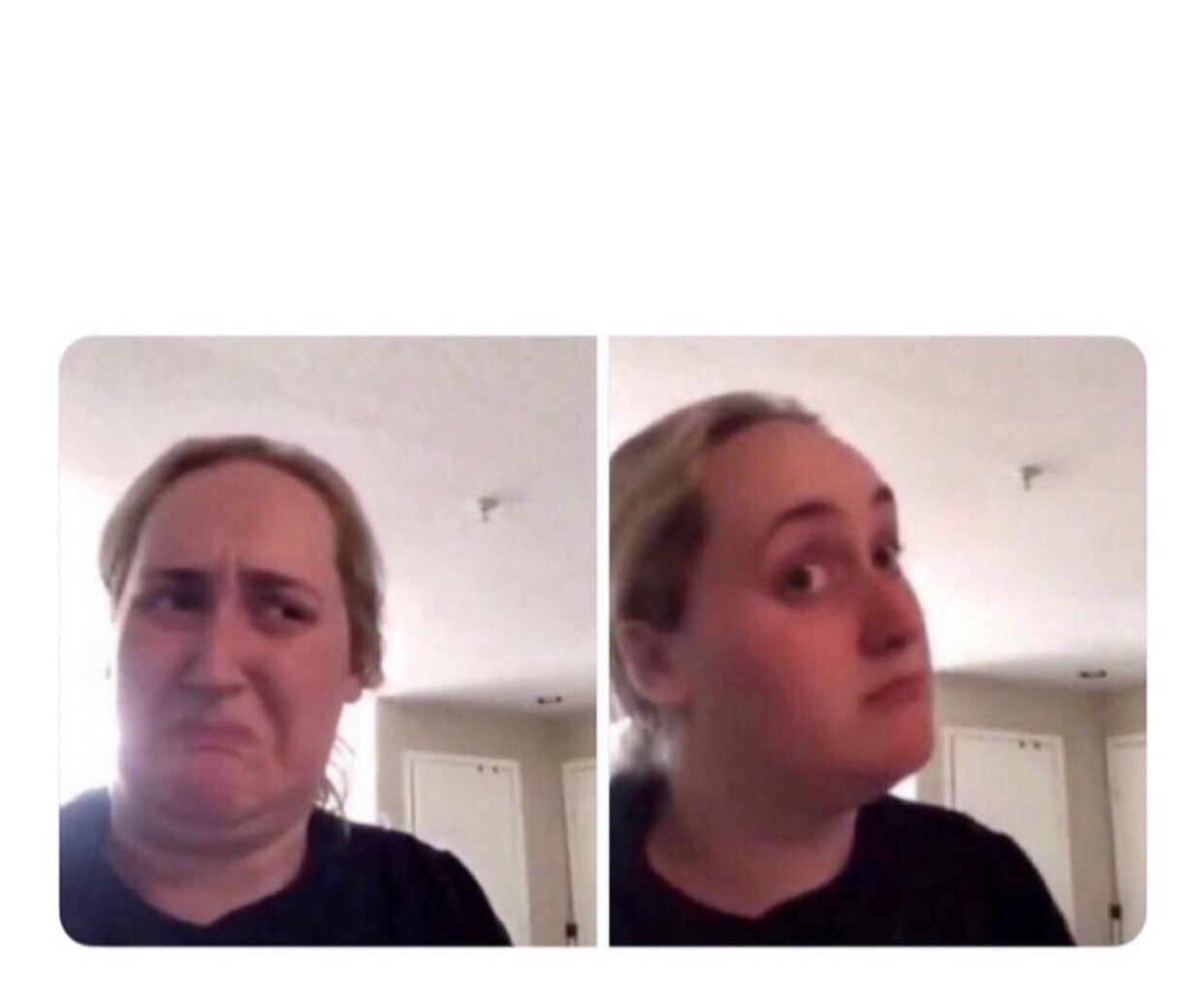 No yes lady meme template