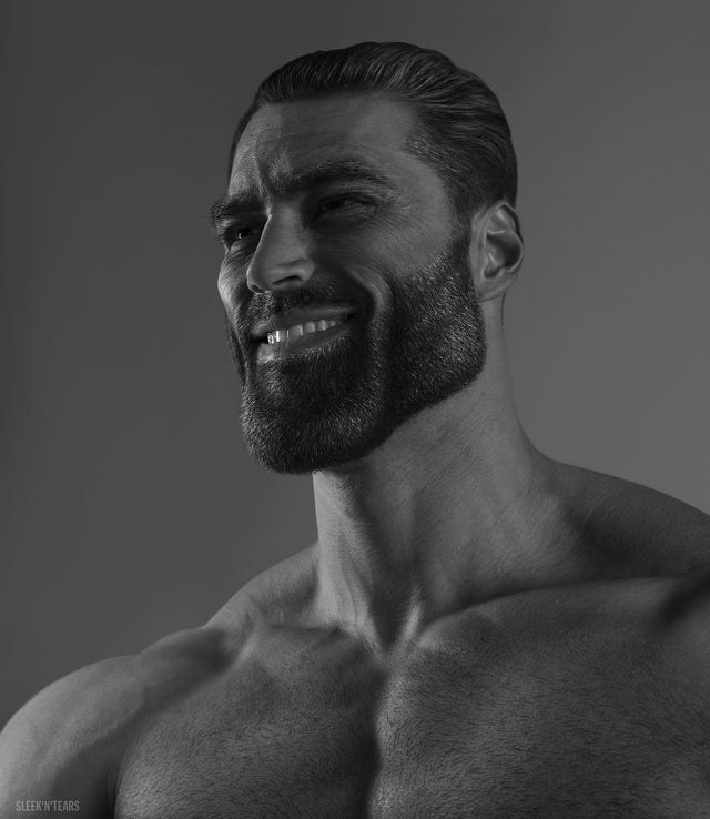 Giga Chad 2 meme template