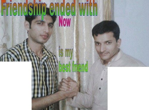 Friendship ended with X, now Y is my best friend meme template